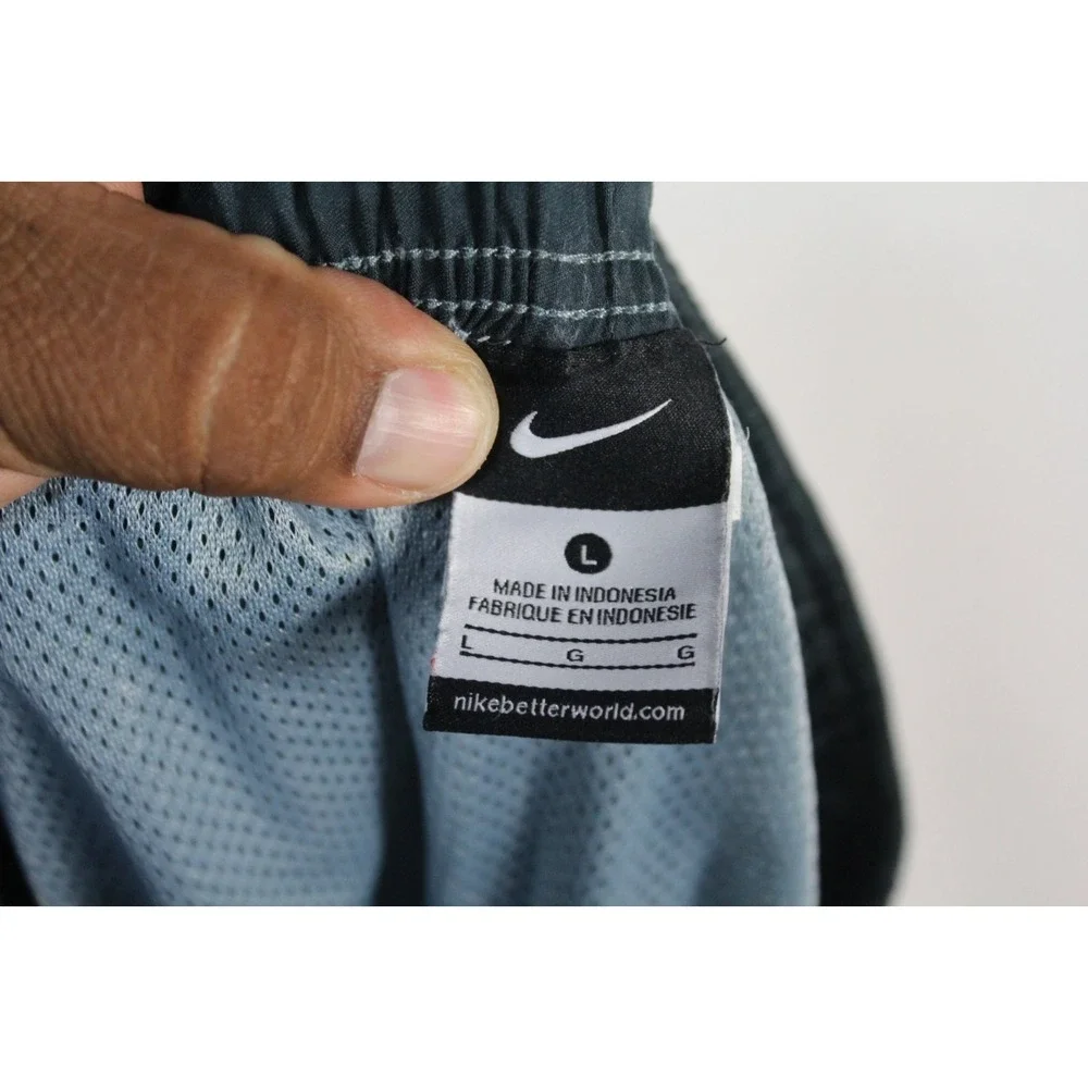 Nike Men Gray Board Shorts Trunks Casual Summer Beach Size Large